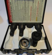 EVO 5 lock bolts in black Audi , BMW