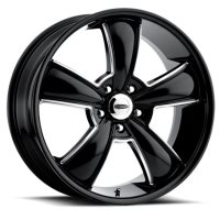 Cragar 615BMBC black with machined accents alloy wheel