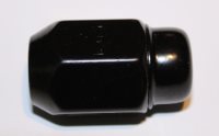 13-16ths Hex Standard Acorn wheel nut 2 piece Black