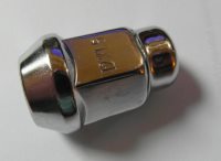 Chrome 3-4 inch Hex Bulge Acorn alloy wheel Nut