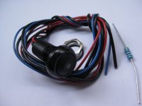savage push button black and black, green led, 1 only reduced to clear