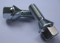 Wheel Bolts 12mm 1.5 thread, taper and radius seating with 17mm head size.