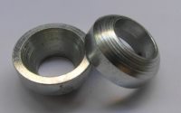 Taper to radius conversion washer for wheel bolts